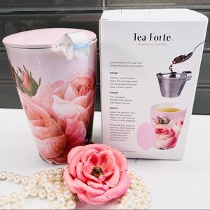 Tea Forte Kati Sleeping cup with Infuser JARDIN ROSE